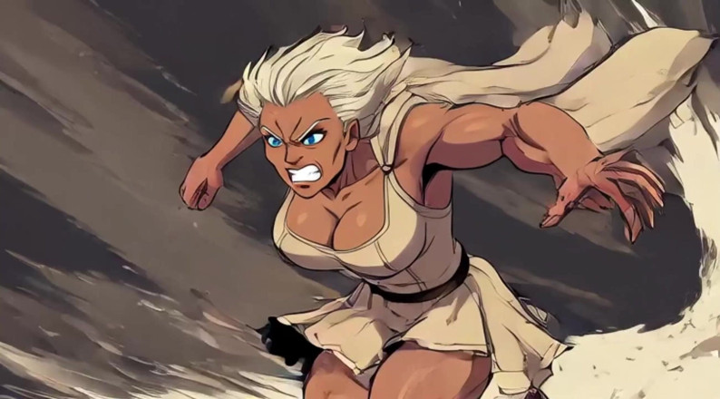 AI Porn: Donne atletiche ai in scene dei cartoni animati