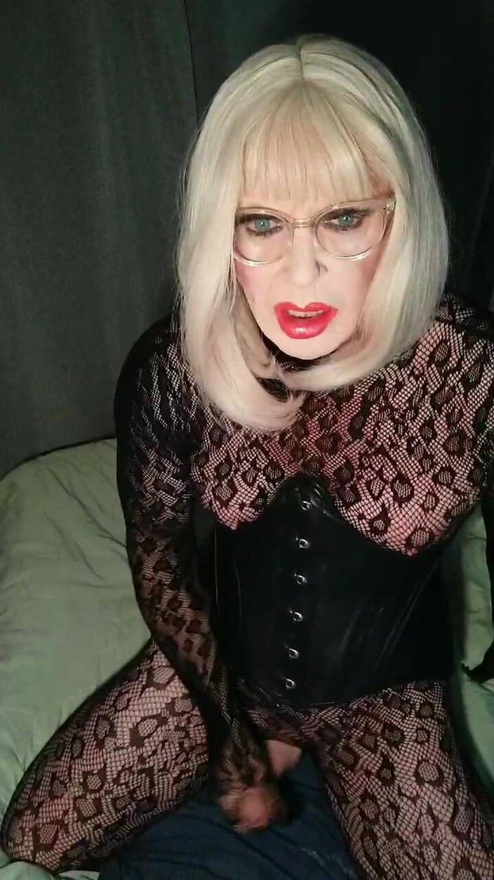 Emma Browne: Cat Suit Crossdresser