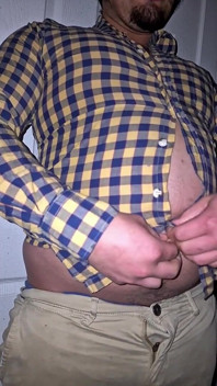 Popping My Button up on My Belly