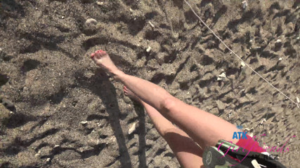 ATK Fans (Girlfriends): Ashley fucked in car before sunset