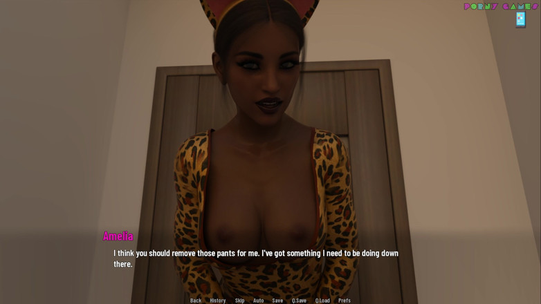 Porny Games: Greebo的大学日 - 害羞的女孩变得狂野，派对性爱 22