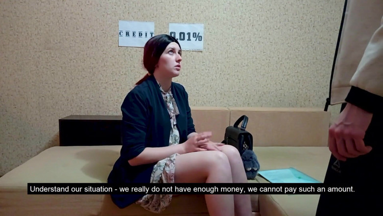 SweetAndFlow: Wife came to compensate her husband loan with a pussy