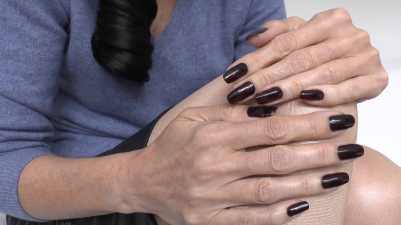 Lady Victoria Valente: Kuku gelap membuat Anda lemah, JOI, Lady Victoria Valente