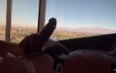Richard RiXXX Cloudy Studios: Stroking Big Dick with a View