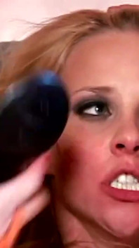 Flaming Hot Blonde Gets Involved in a Merciless Orgy with Brunette Girls and Gets Fingered
