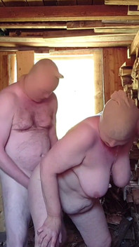 Doggy Fucking with Stocking Mask 1