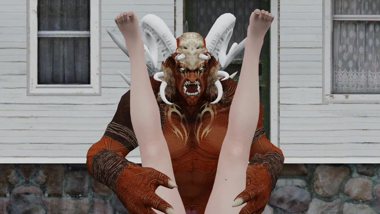 Charter: 红色怪物与大鸡巴硬核操逼