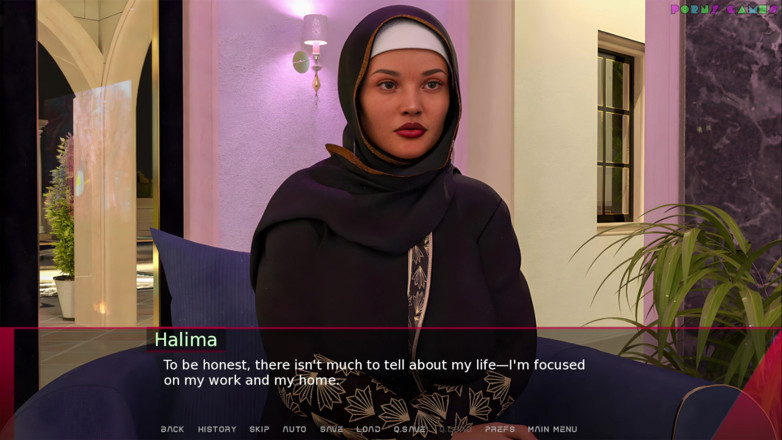 Porny Games: Sharmota'nın zevk dünyası - Müslüman genç bayan habibi ile anal seks...