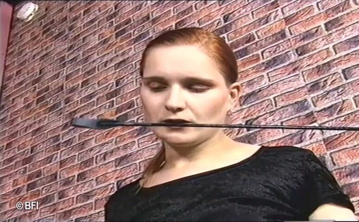 Dominate That Babe: Masked dude punish ginger slut