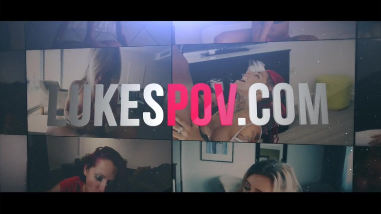 Lukes POV: Instagram model gives handjob and titty fuck with huge cumshot