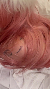 Straight-jacket Babe with Pink Hair