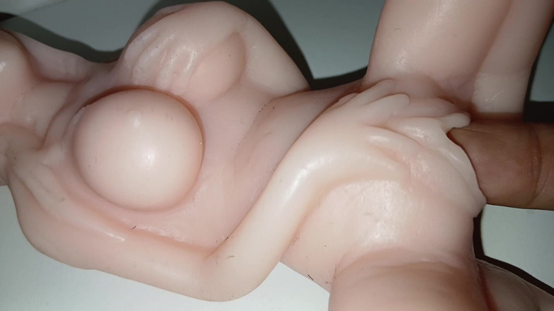 LunaDesire: Mini Sex Doll Fucked by Big Fingers