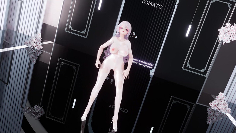 MikuMotion: [mmd] Tomboy Broken One-Piece White Silk Arrastão Binding