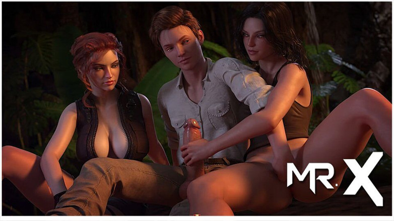 Mr Studio X: Treasure of nadia - dos chicas durante la noche de recogida...