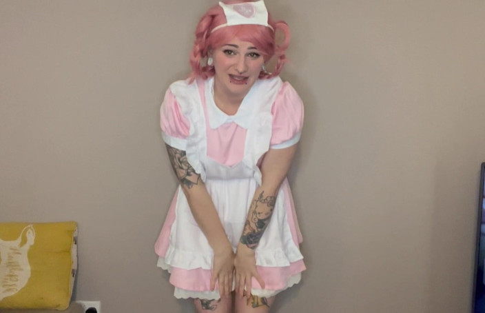 EeveeXo: Nurse Joy Pee Desperation
