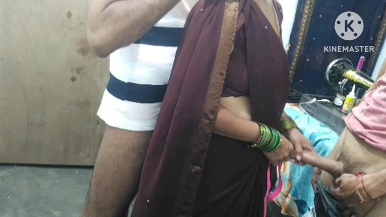 Saxesageth: Indian Two Couple Boys and Lady Teacher