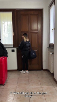 Pregnant Italian Gets It Put in Her Ass by a Guy She Met at the Gym. Eng Sub
