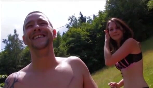 European Classics: Sexy babe found a big cock for asshole