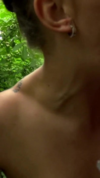 Lovely chick fucked in threesome from two hard cocks
