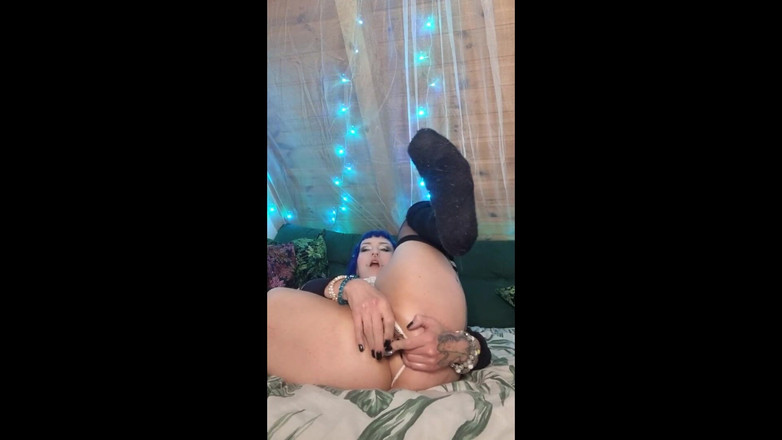 Mania Pigmilk: Gothgirl Livecam बट प्लग गधे में