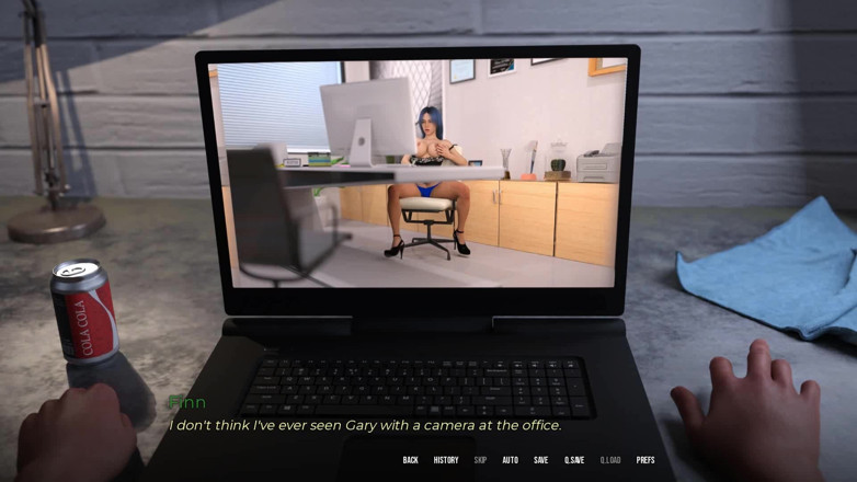 Dirty GamesXxX: 在安全保护下，热辣的妻子在工作时无法保持双腿闭合 - 第25集