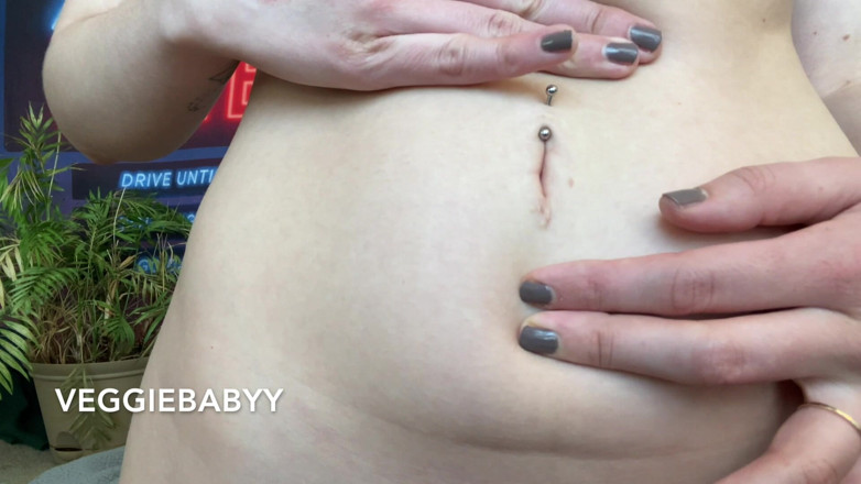 Veggiebabyy: Palcówka i balsamowanie mojego brzucha