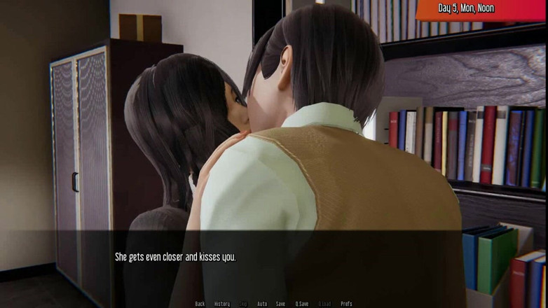 Dirty GamesXxX: Maids and maidens: a kiss from the secretary in the...