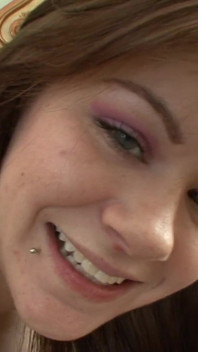 Small-titty slut strip teases and gets rammed