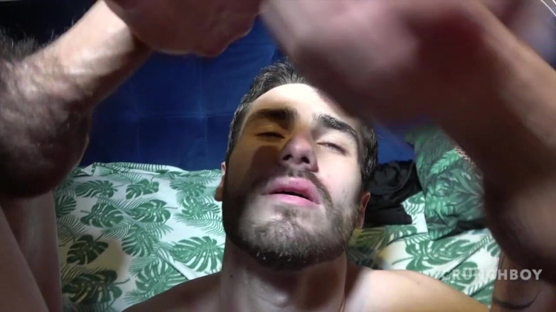 Ass Twink destroyed by older: Jess Royan used raw by 2 twinks bisex