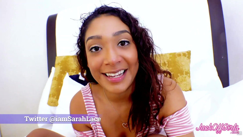 JackOffGirls: Full 2hours+ perfect latina cum-denial session Sarah Lace handjob footjob cock...