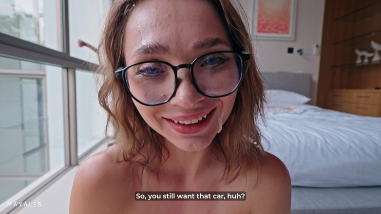 Lily Cute: Karısının üvey kız kardeşi bahsi kaybediyor - her delikle ödüyor!
