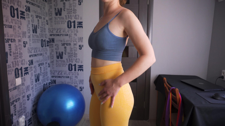 Teasecombo 4K: Höschen-line neckt in leggings und full-back-höschen