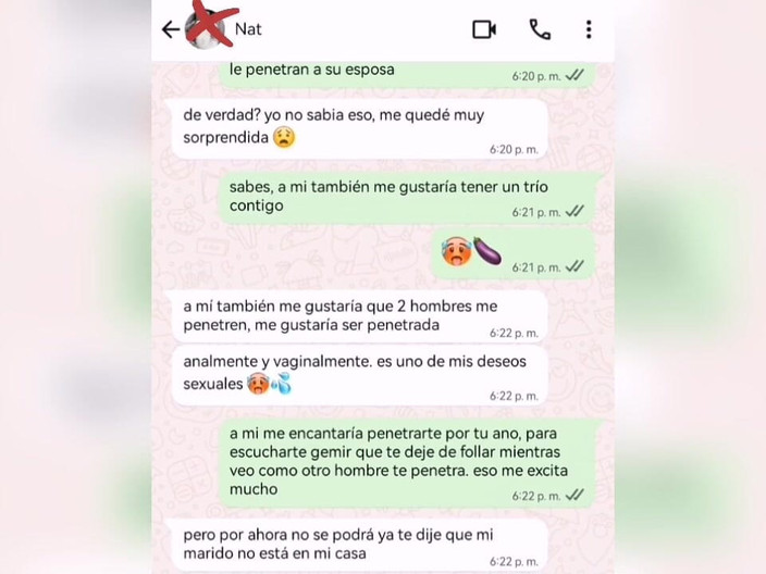 Natasha Caseros: Het chatt med min väns fru med ett lyckligt slut