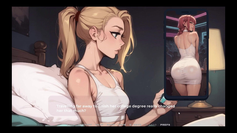 Cumming Gaming: Mi nueva novia tabú hentai juego ep.4 hermanastra ofreciendo desnudos...