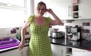 Aunt Judy&#039;s XXX: 46-летняя грудастая милфа-домохозяйка Nel - сосет и трахается на кухне в видео от первого лица