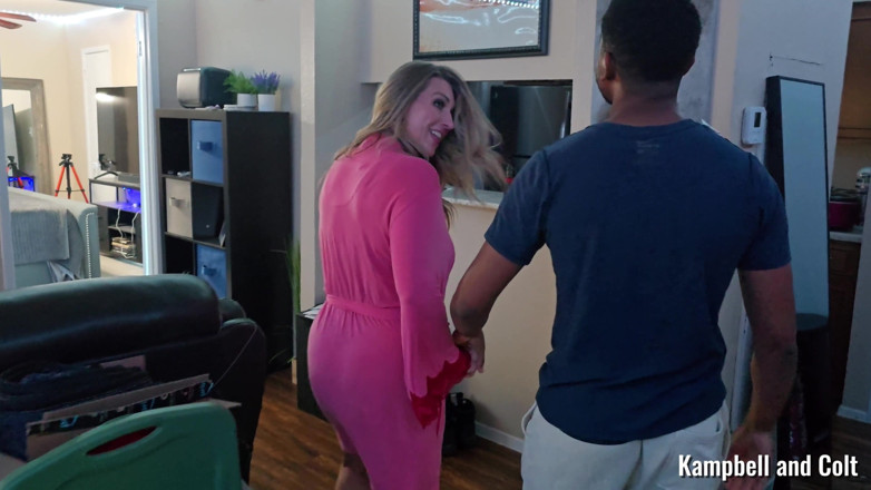ThomasColt: Katie Kampbell Gets Dvped in Threesome!
