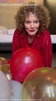 Merce Masturbates with Balloons, She's Super Horny, Look at Her Pussy
