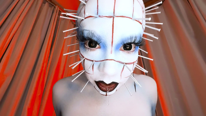 Little Puck: Hellish Pleasure (förstapersonsvy Pinhead Cosplay)
