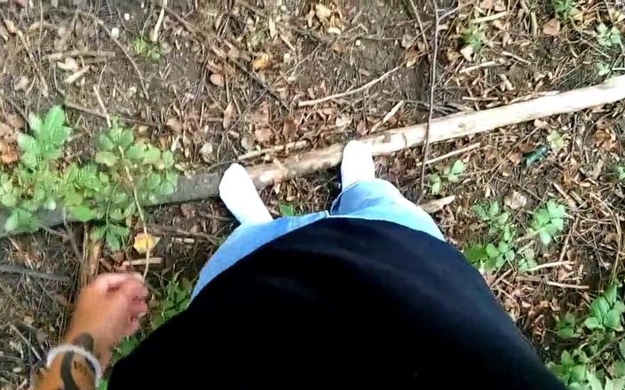 Idmir Sugary: White Socks POV Outdoor Walking, Worshiping and Making Them Dirty