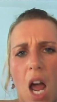 The girl goes to the gynecologist who fucks her pussy and cums on her pussy