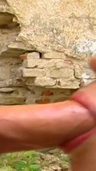 Experienced Dude Destroy All Fuck Holes of a Busty Blonde Outside