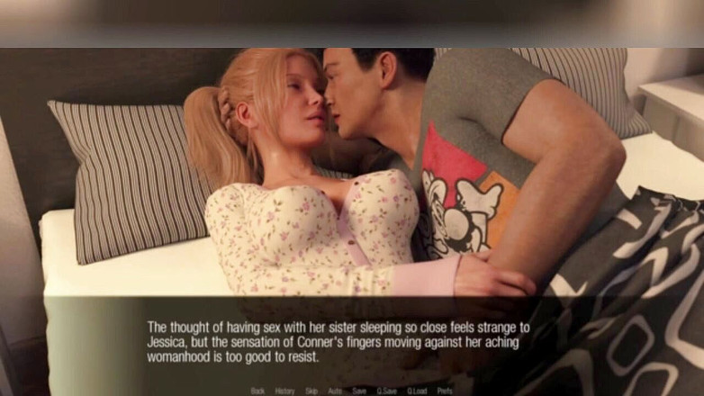 3DXXXTEEN2 Cartoon: Нички Джессики с румянцем. 3D порно мультяшный секс