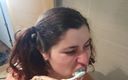 ExpressiaGirl Blowjob Cumshot Sex Inside Fuck Cum: Stupid Stepdaughter Brushes Her Teeth with Cum, Stepdaddy Cheated Her