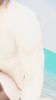 Femboy Yaoi - Shin the catboy is fucked in a beach.mp4