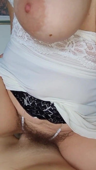 Hot MILF Rides Her Lover in Private; Please Cum All Over Me From Top to Bottom