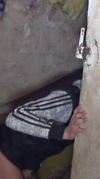 Jordanien spritzte von xxl opa-opa aus Oscar Wood vollgespritzt