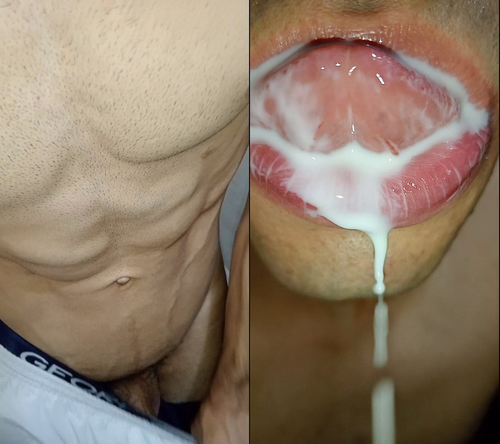 Rey rey: いいやつになって、私の口の中に入ってください!長い舌のJOI、舌、口内射精、従順フィットネスシックスパック