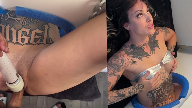 Teddy Tarantino: Potetovaná vysoká škola Kotě Millie Millz a Teddy Tarantino ženská glory hole