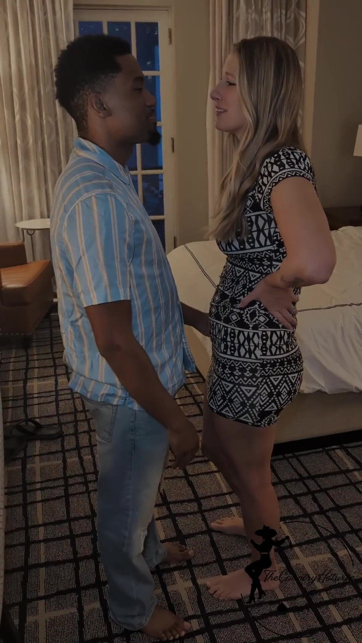 Darrenblazeent: Country Hotwife BBC Creampie in Front of Husband