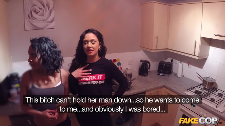 Fake Cop: Fake Cop - Sasha Kas &amp; Channel Get Into a Heated Dispute...